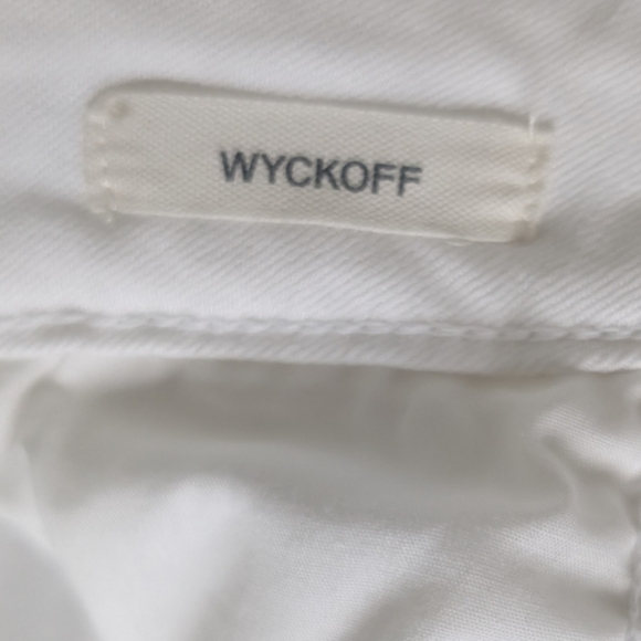 Lafayette 148 New York Womens Wyckoff White Ankle Wide Leg Jeans Denim Size 30 - Picture 12 of 16